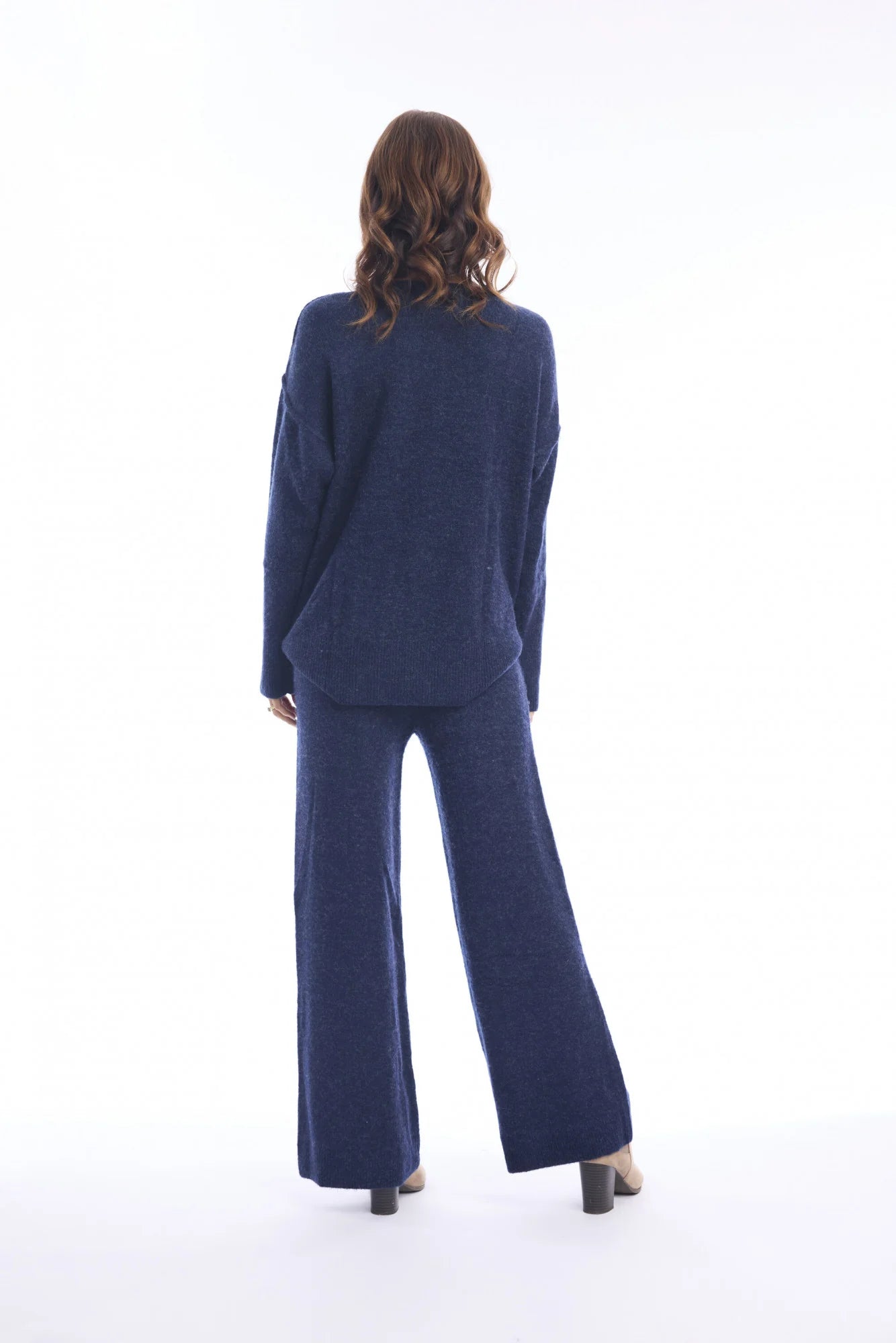 Knit Top & Pant Set - Blue