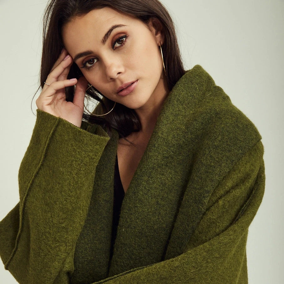 Wool Coat - Persimmon