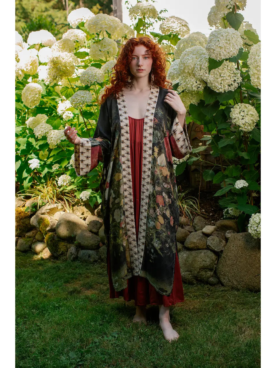 I Dream In Flowers Opera Duster