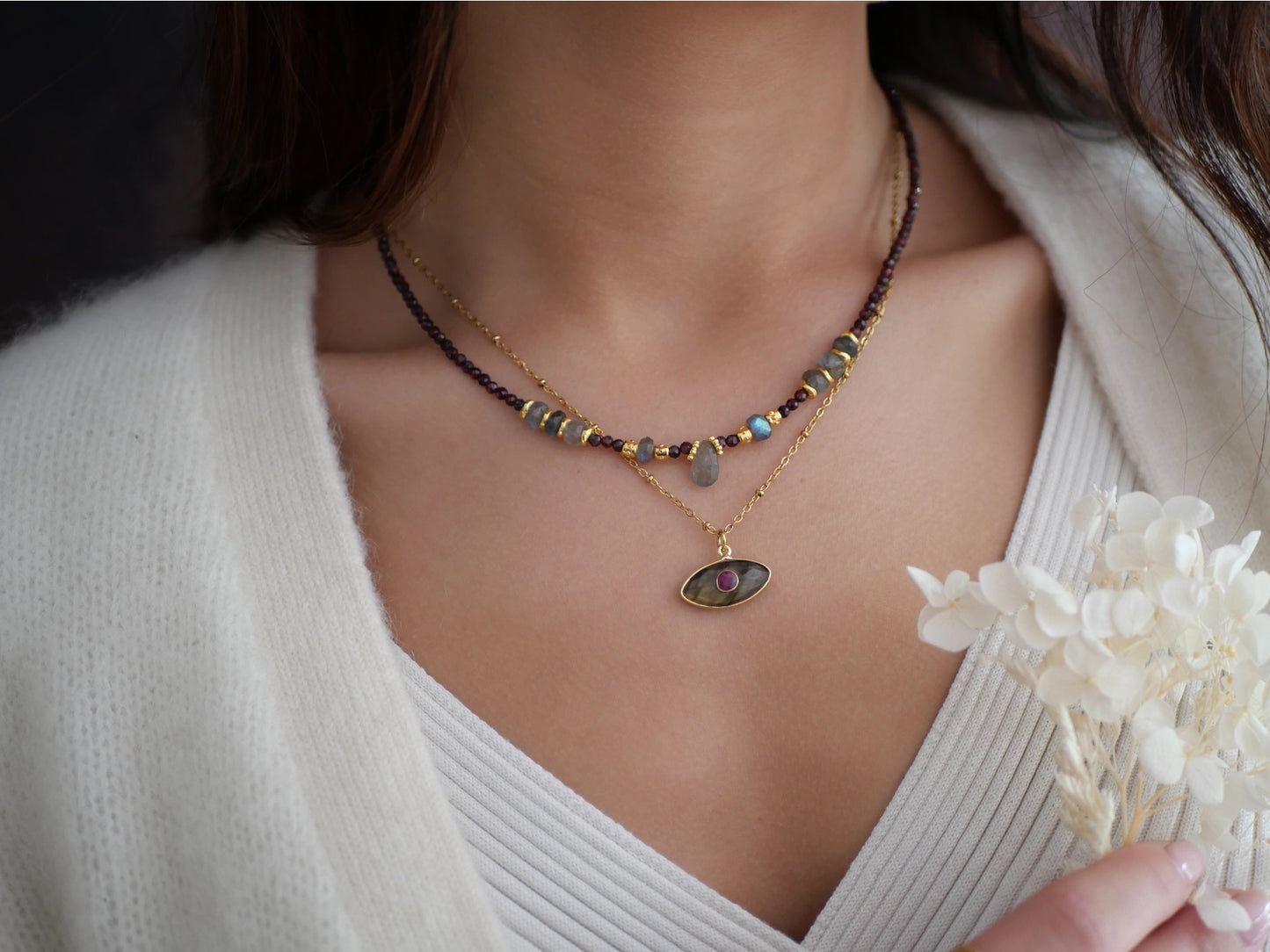 Necklace Indali Garnet