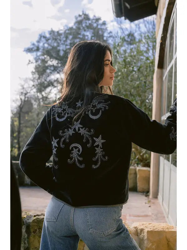 Midnight Velvet Jacket