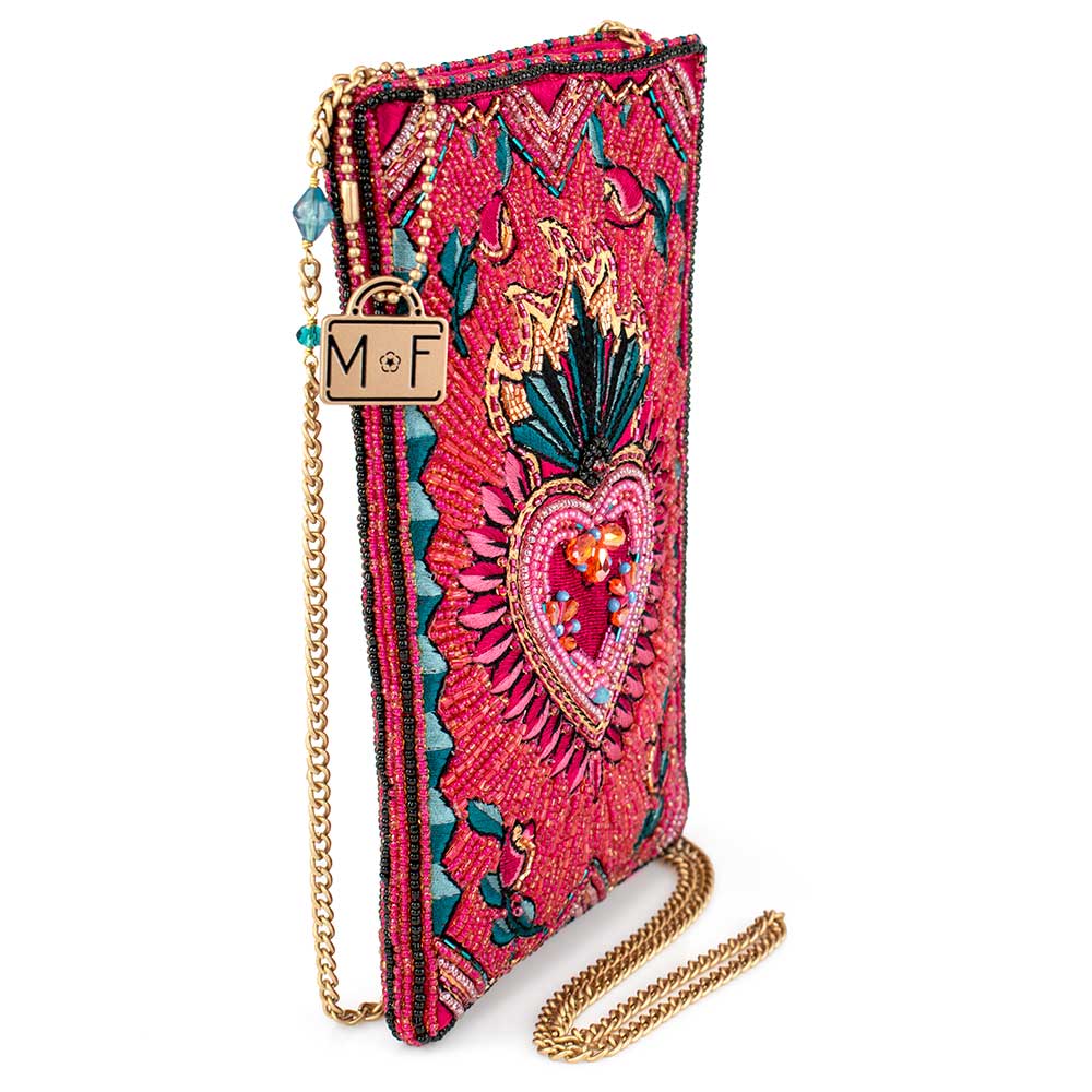 Pure Passion Hand-Beaded Crossbody Bag