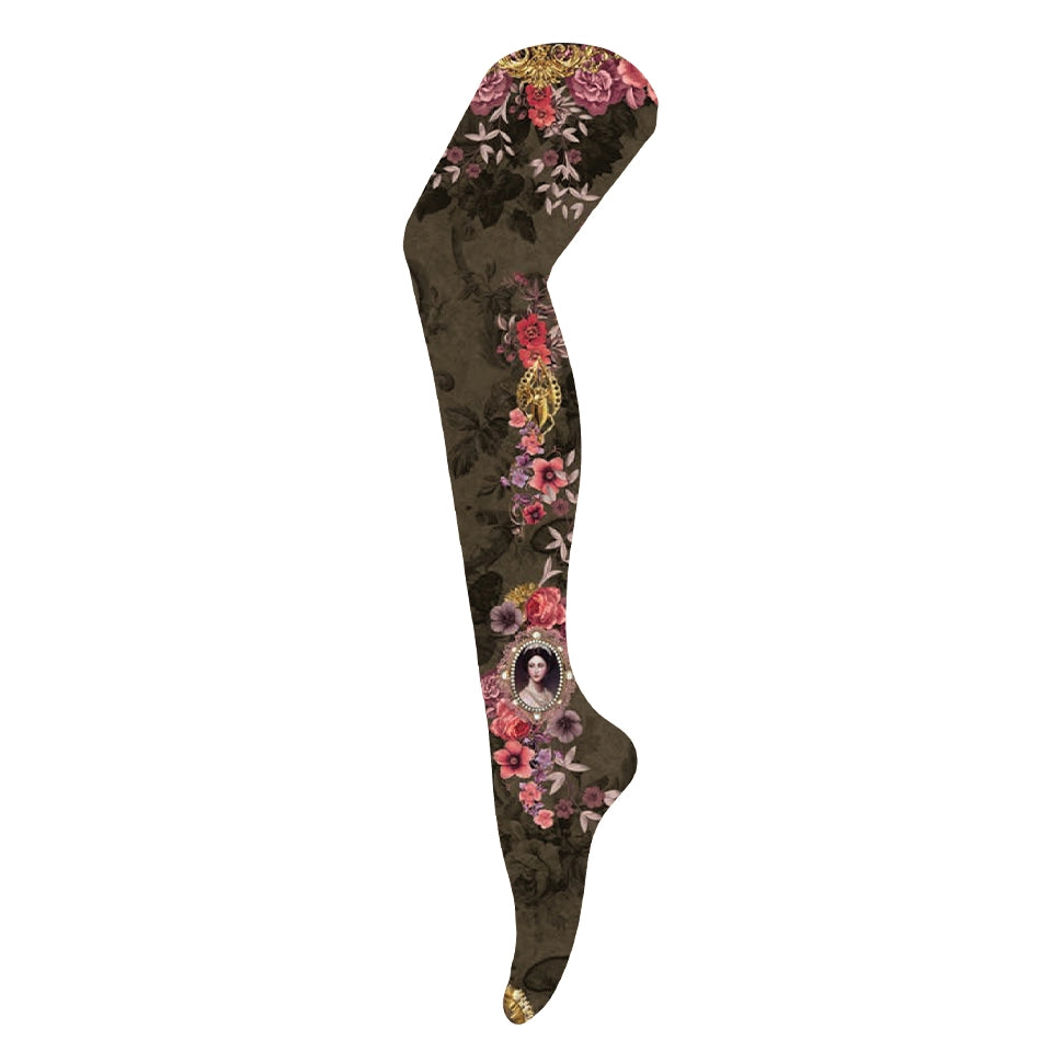Marie Printed Tights