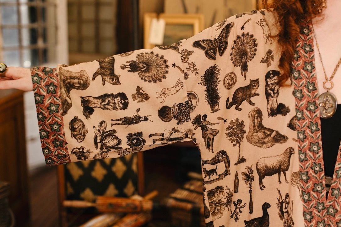 Curiosities Cropped Kimono