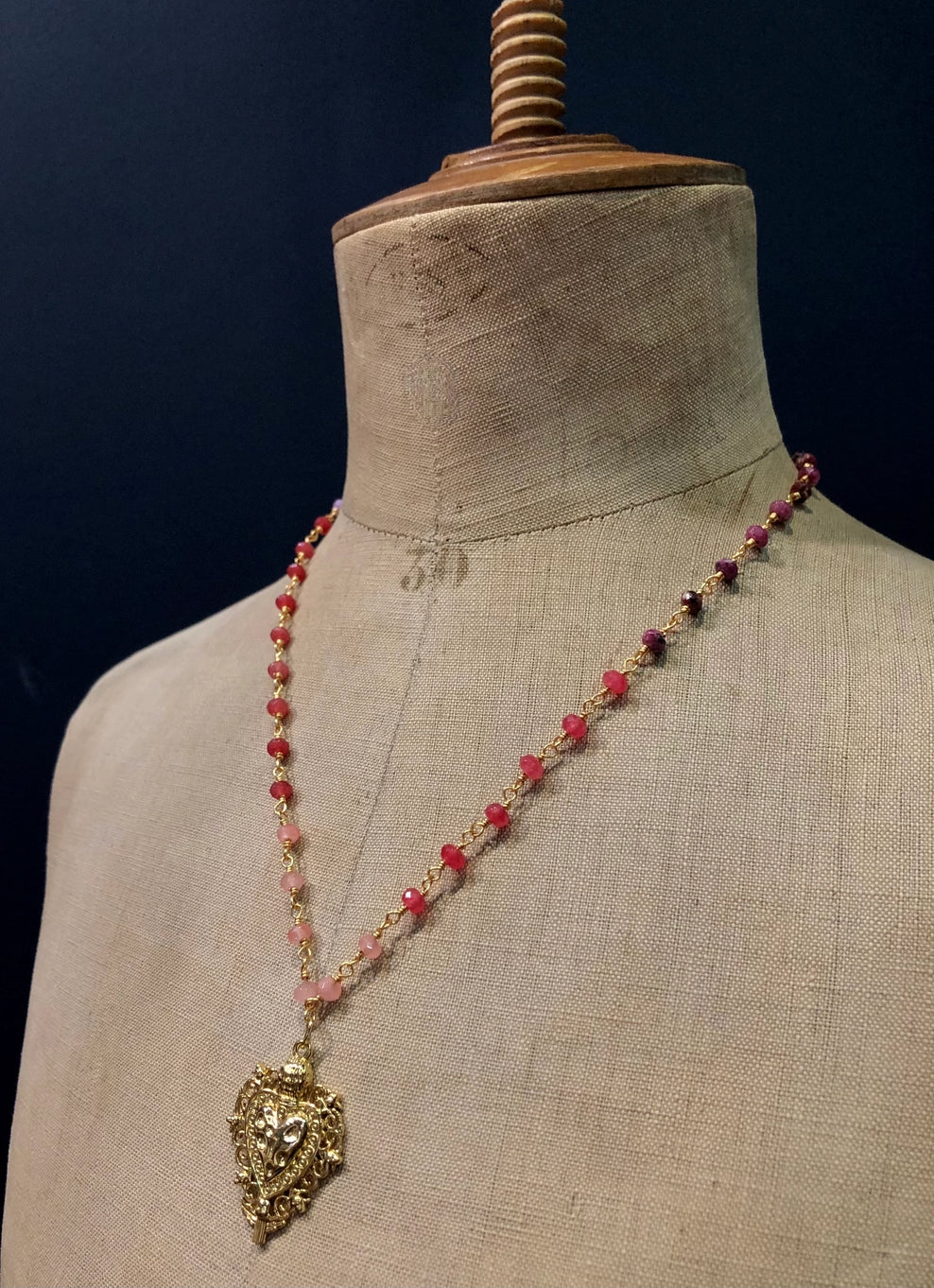 Verona Necklace - Rainbow Stones