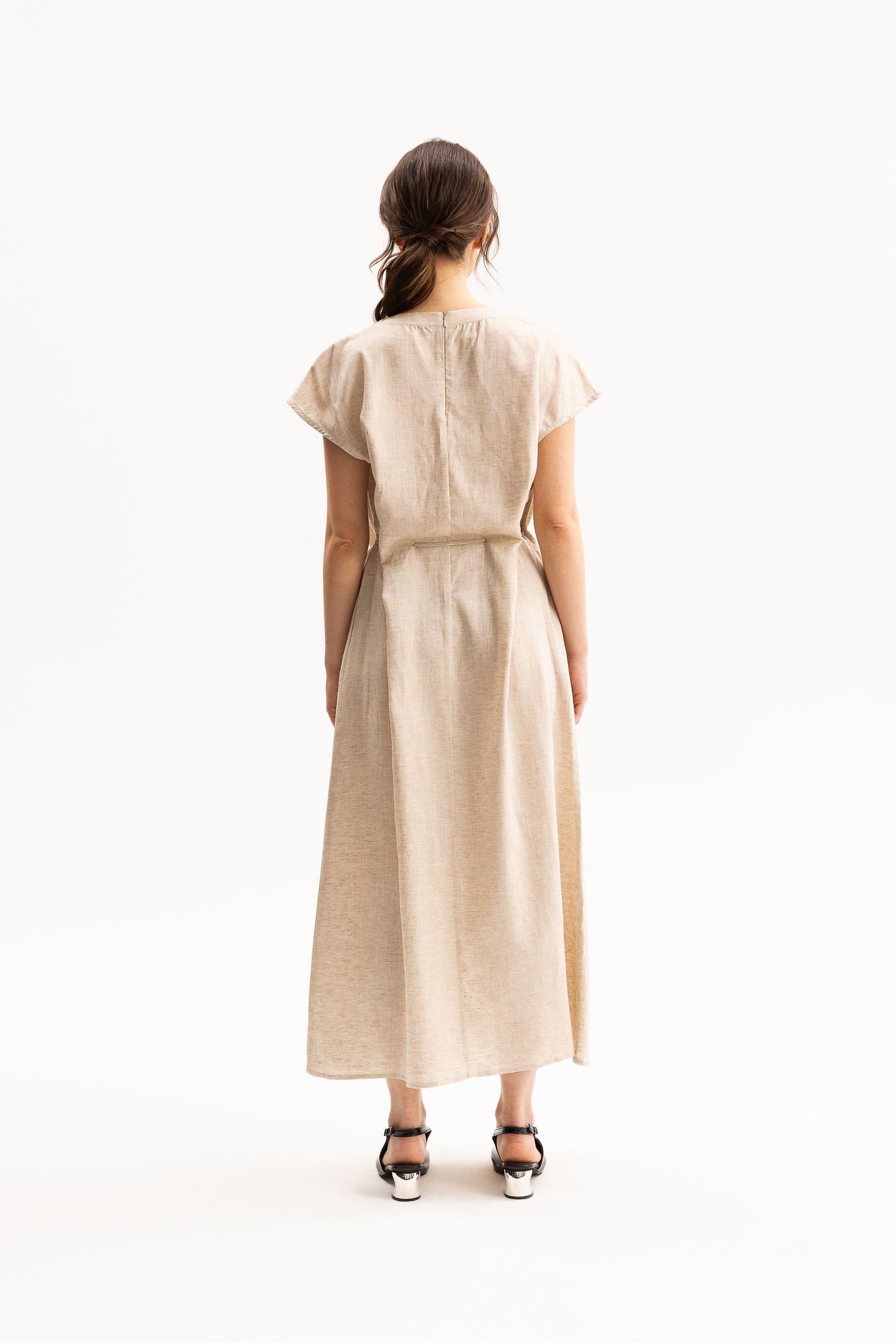Brianna Dress - Oatmeal
