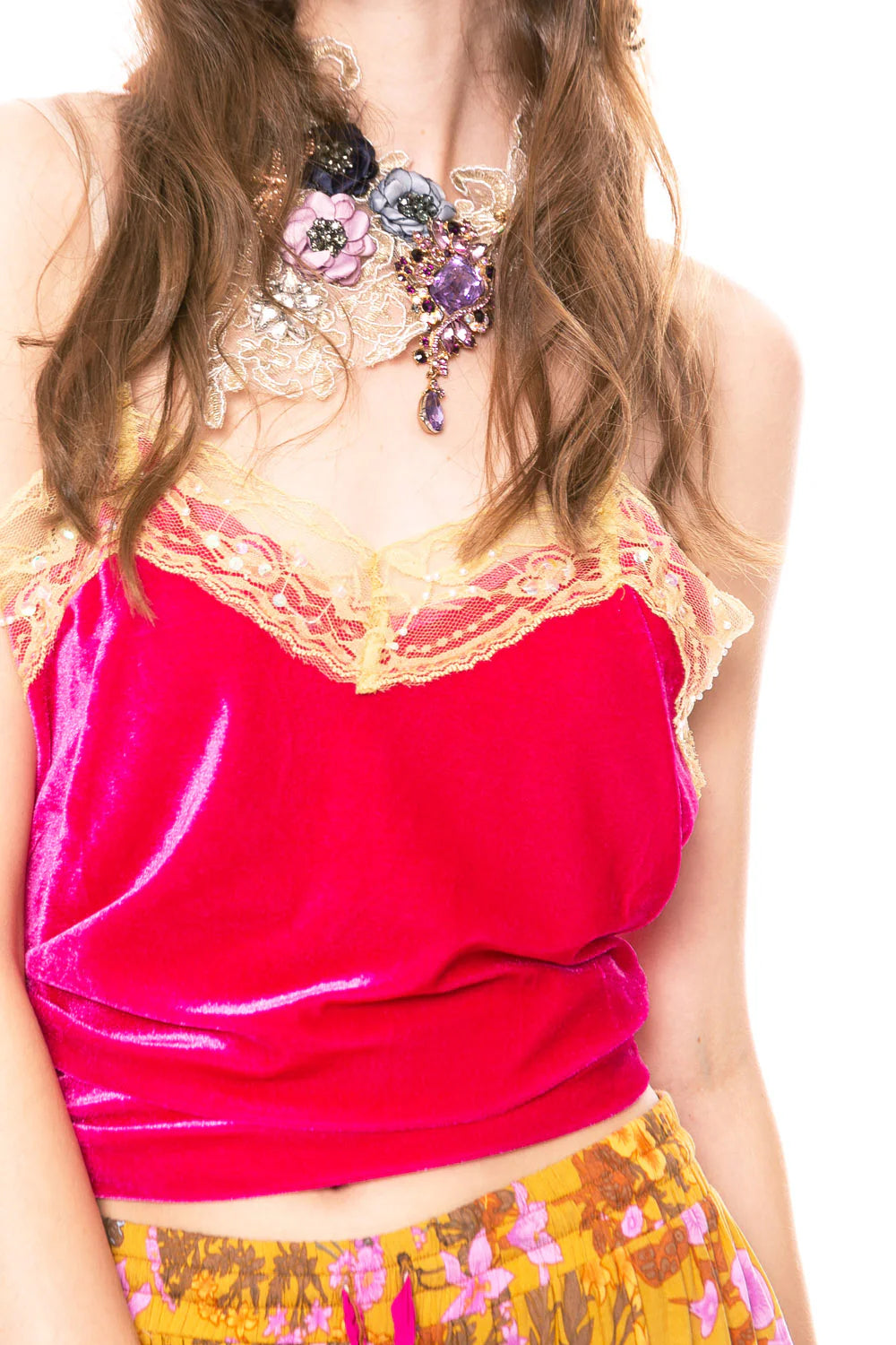 Velvet Dreams Cami - Rosa