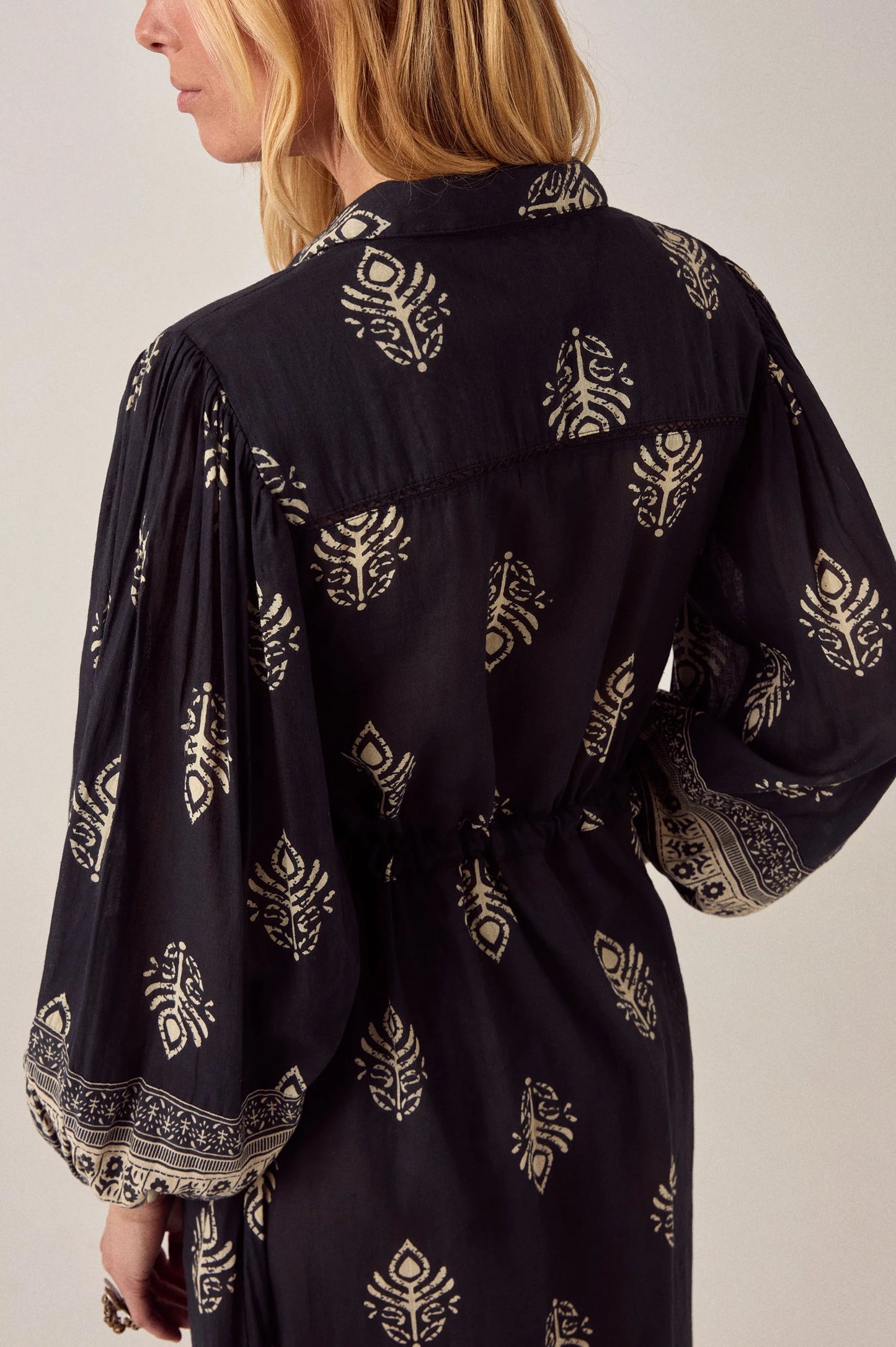Maison Hotel Eleonora Dress - Black Henna