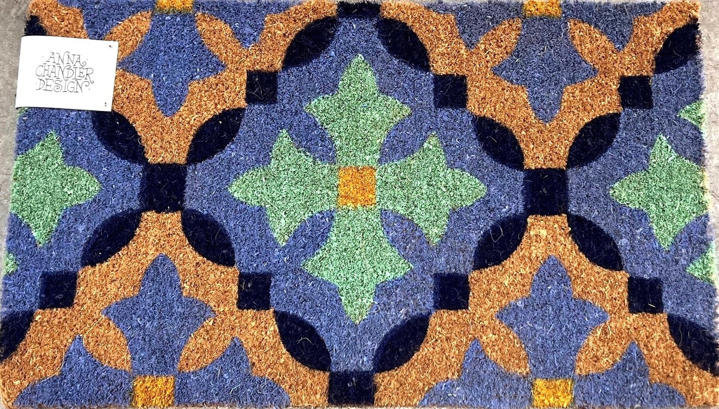 Coir Doormat - Cross