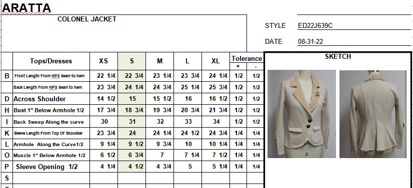 Colonel French Terry Blazer