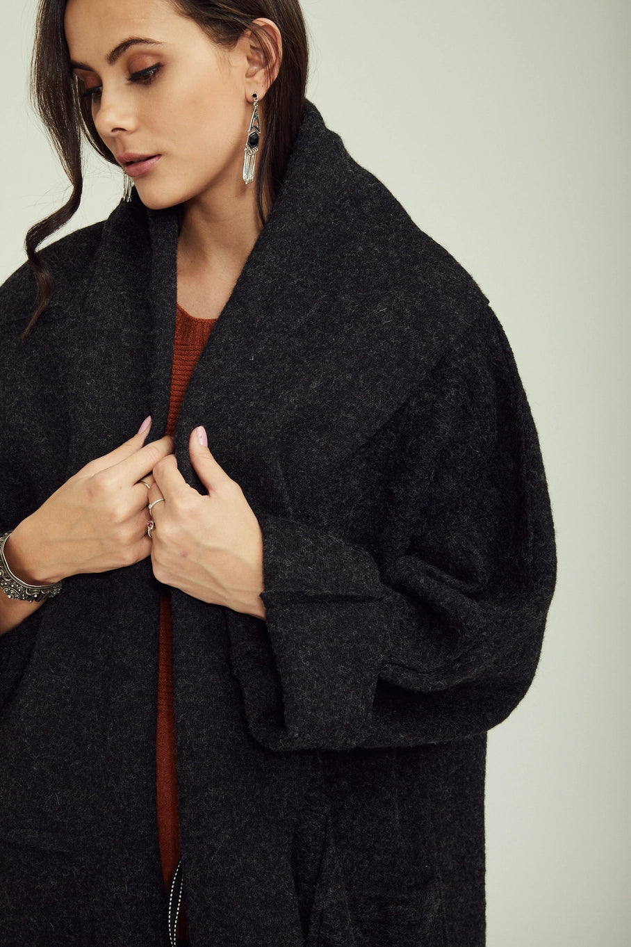 Wool Coat - Black