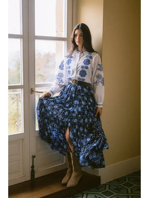 Dalia Blue Skirt