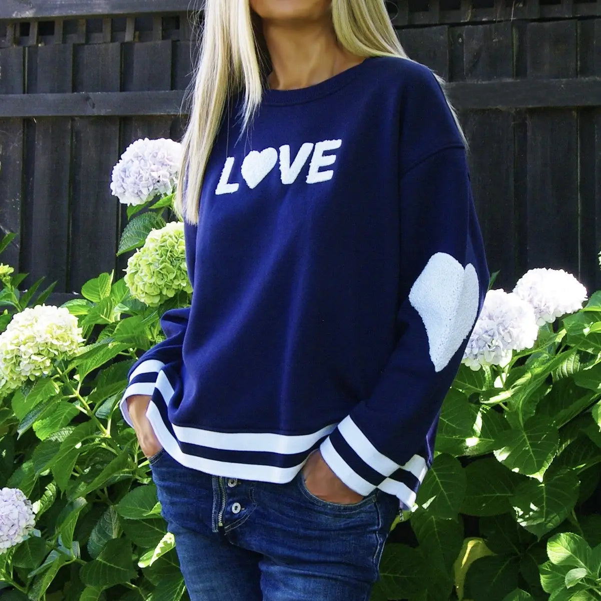The Love Letter Sweater - Navy