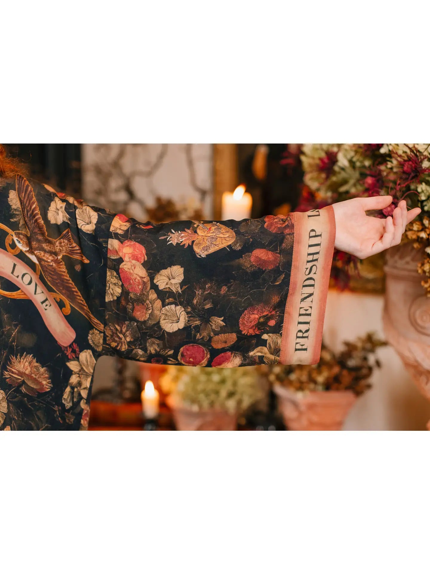 Heart of Gold Cropped Kimono