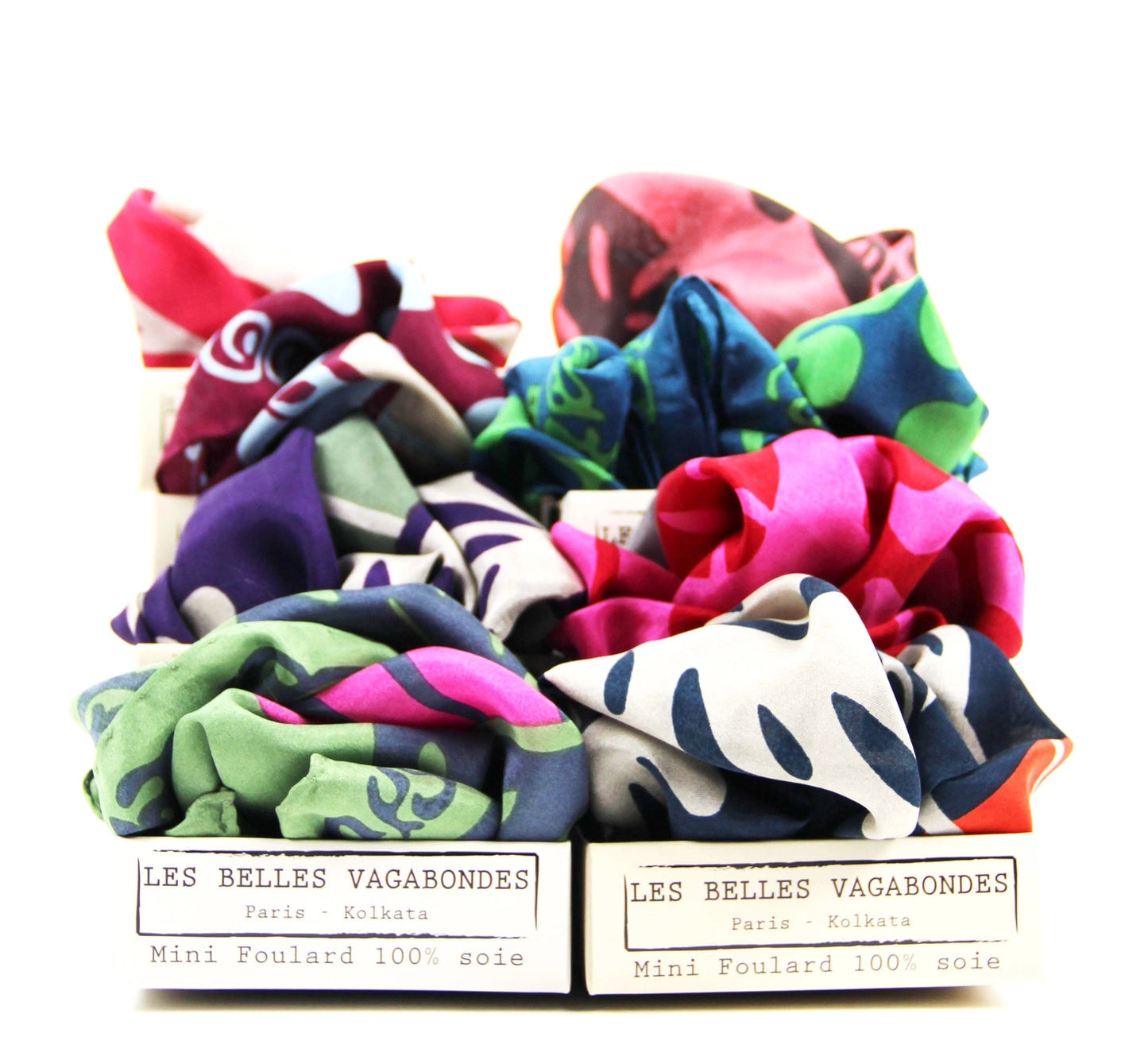 Mini Red Arum Silk Scarf