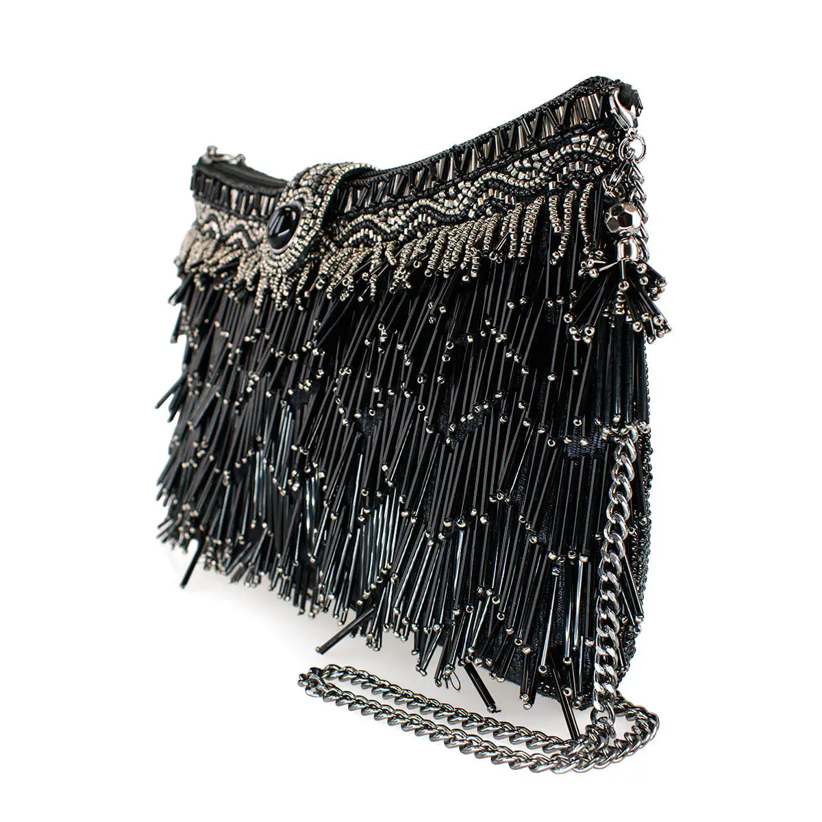 Shimmy Hand-Beaded Bag