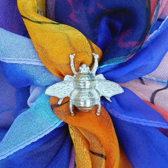 Honey Bee Pewter Brooch