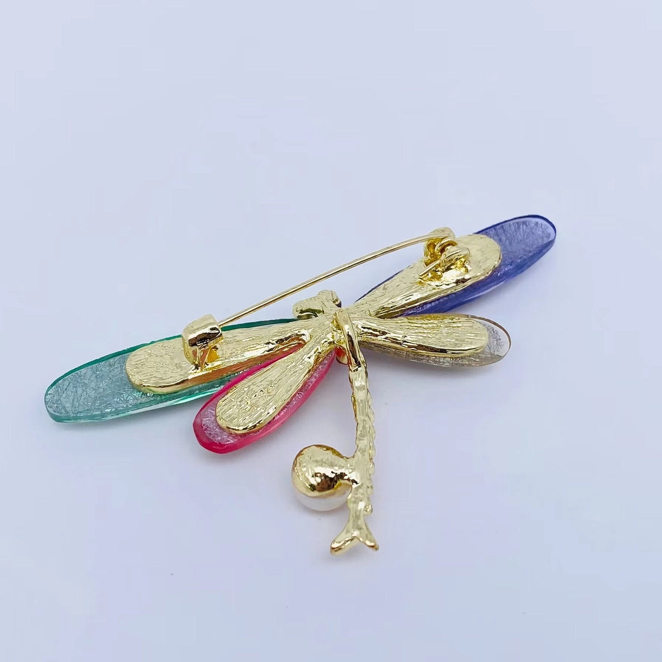 Beautiful Coloured Dragonfly Brooch