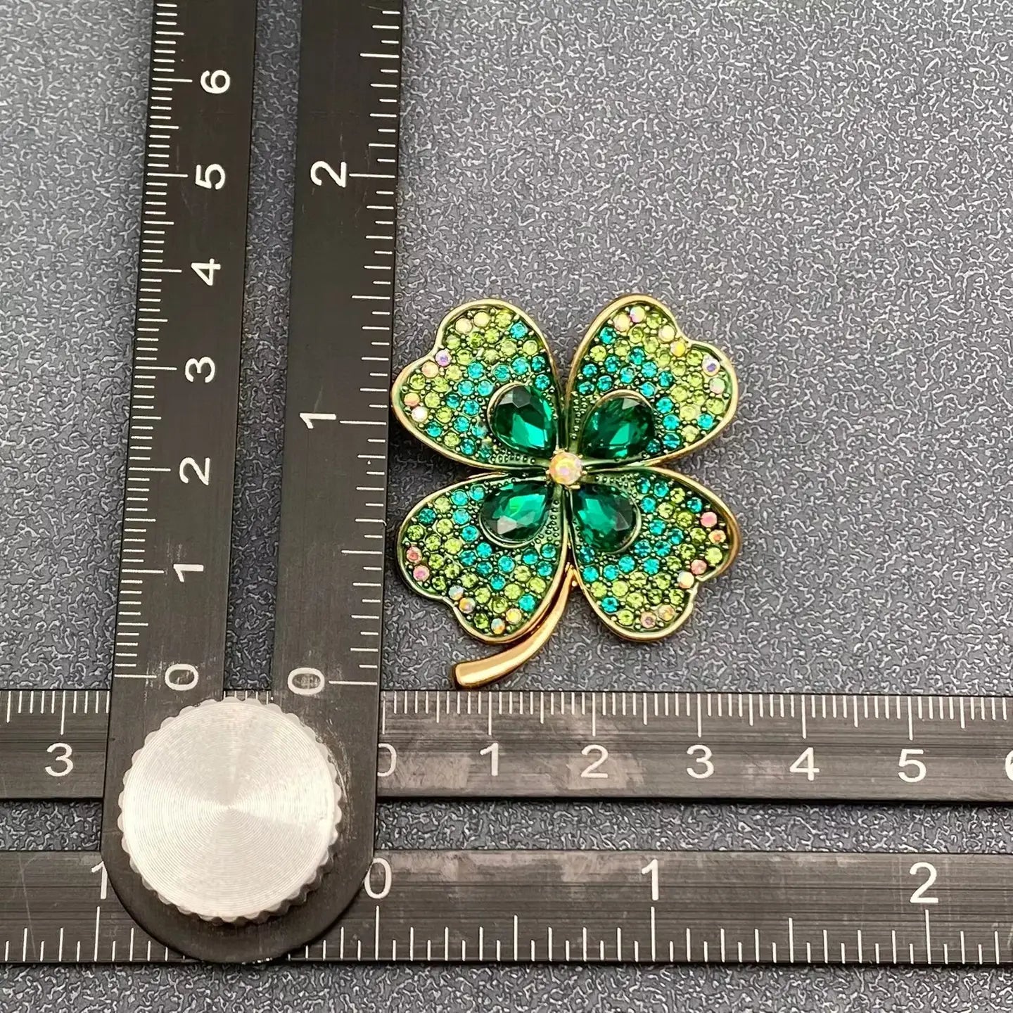 Four-Leaf Clover Brooch