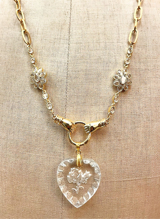 Rosette Maxi Necklace