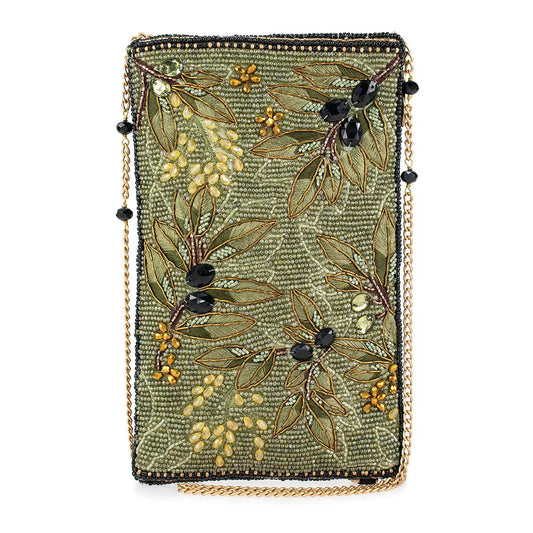 Olive Branch Hand-Beaded Bag
