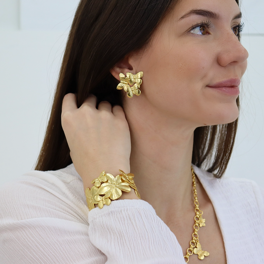 Botanical Butterfly Cuff