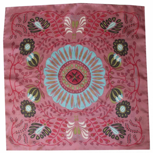 Mini Marushka Pink Silk Scarf