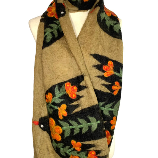 Mountain Bird Scarf