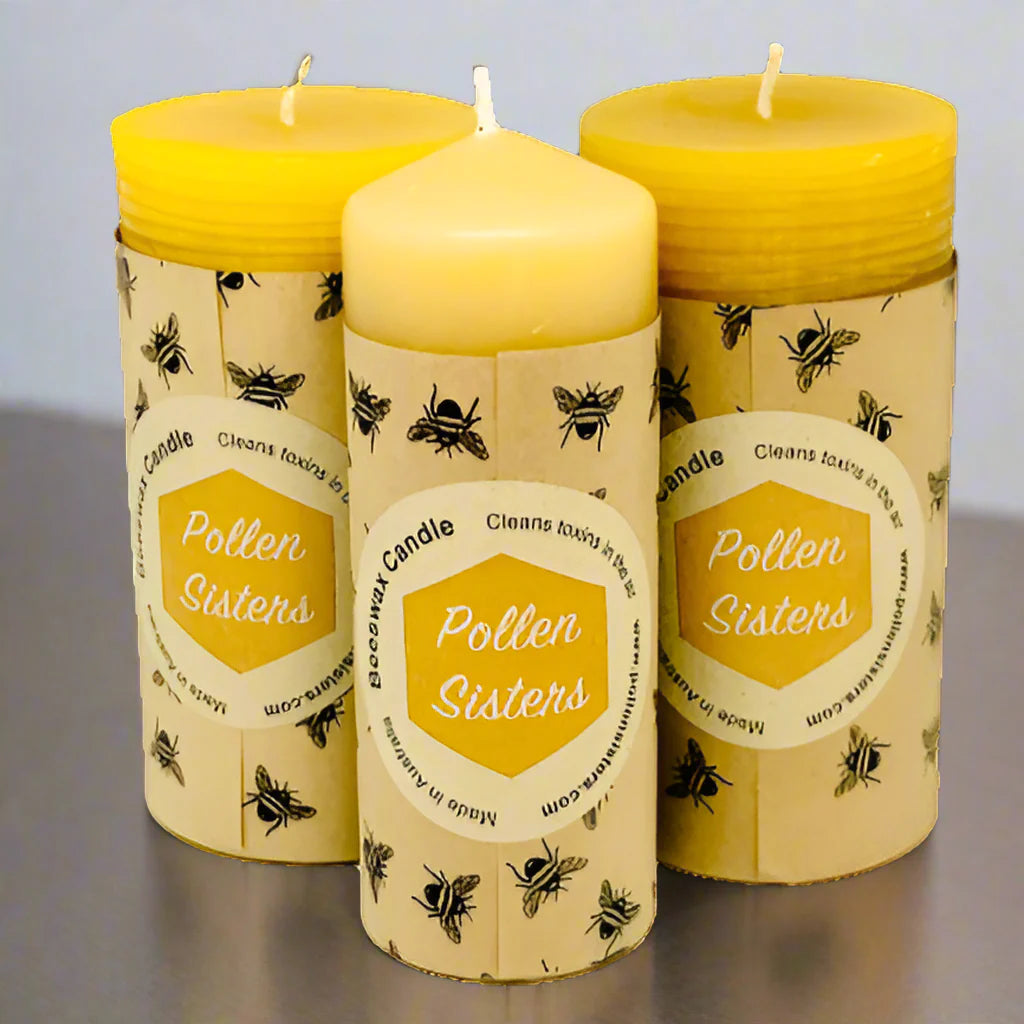 Large Beeswax Candle