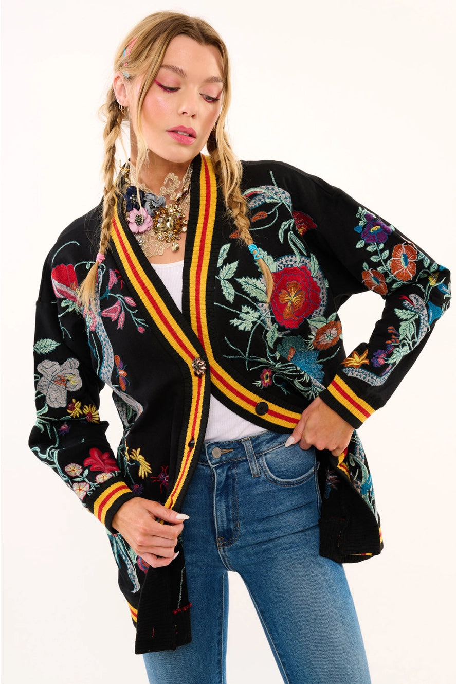 Hermione French Terry Cardigan
