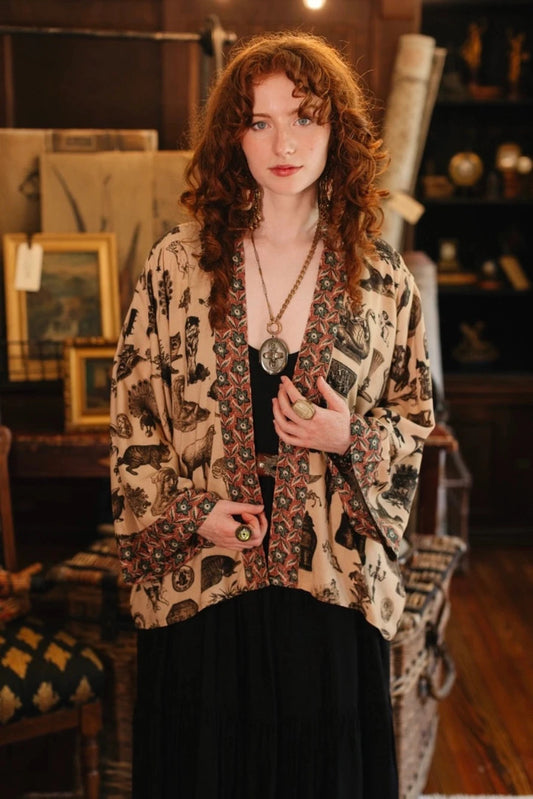 Curiosities Cropped Kimono