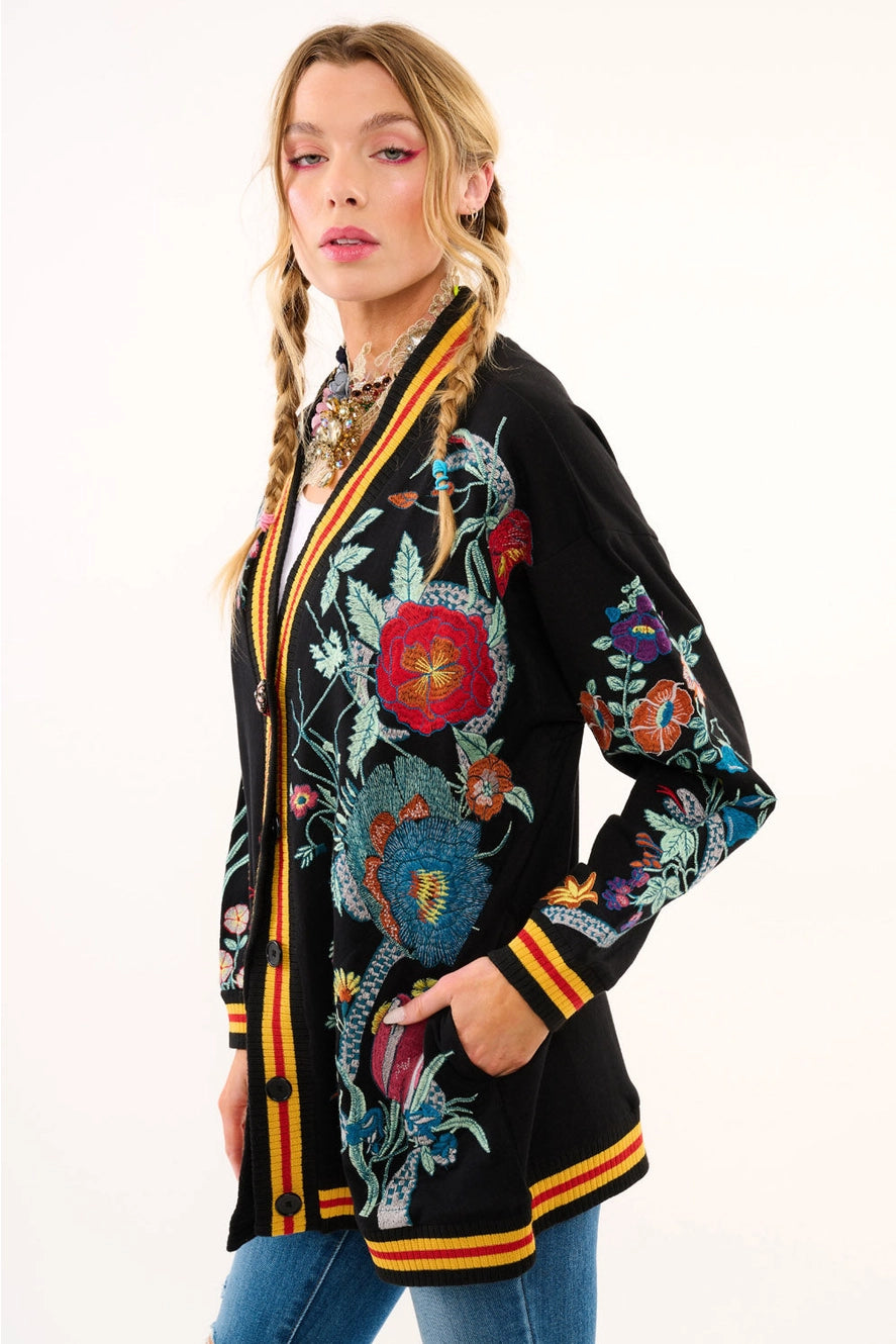 Hermione French Terry Cardigan