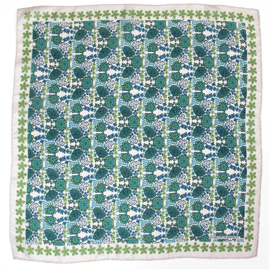 Mini Caribbean Blue Silk Scarf