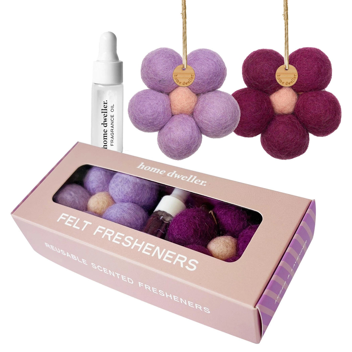 Felt Flower Fresheners