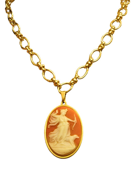 Diane Cameo Necklace
