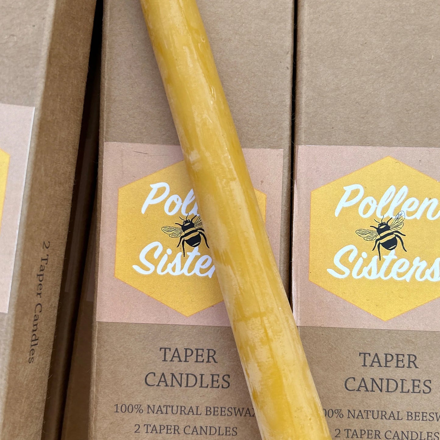 Beeswax Candle Taper Set