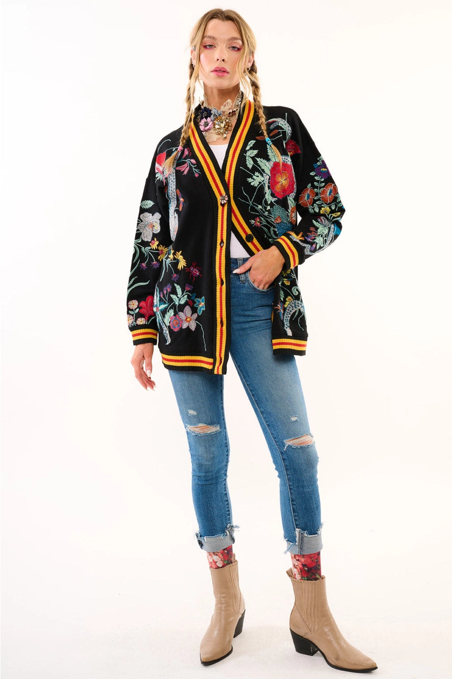 Hermione French Terry Cardigan