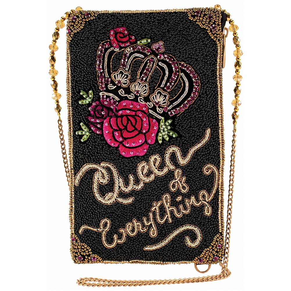 Queen of Everything Hand-Beaded Bag