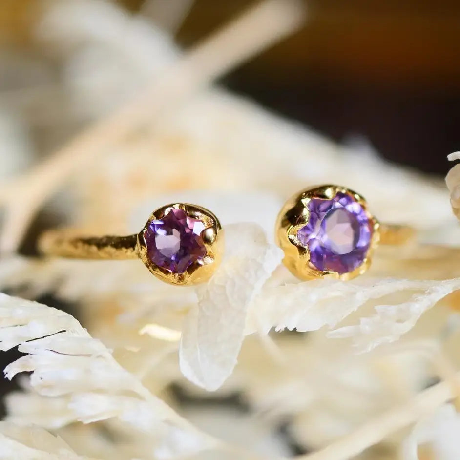 Ring Adjustable Daenerys Amethyste
