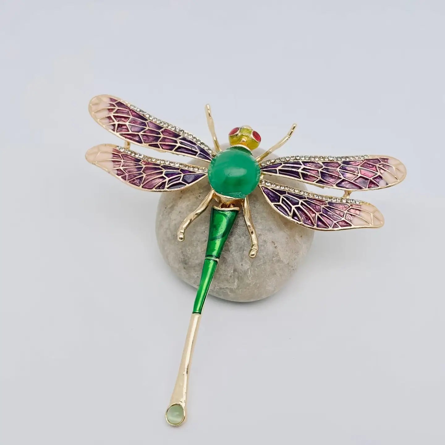 Enamel Dragonfly Brooch