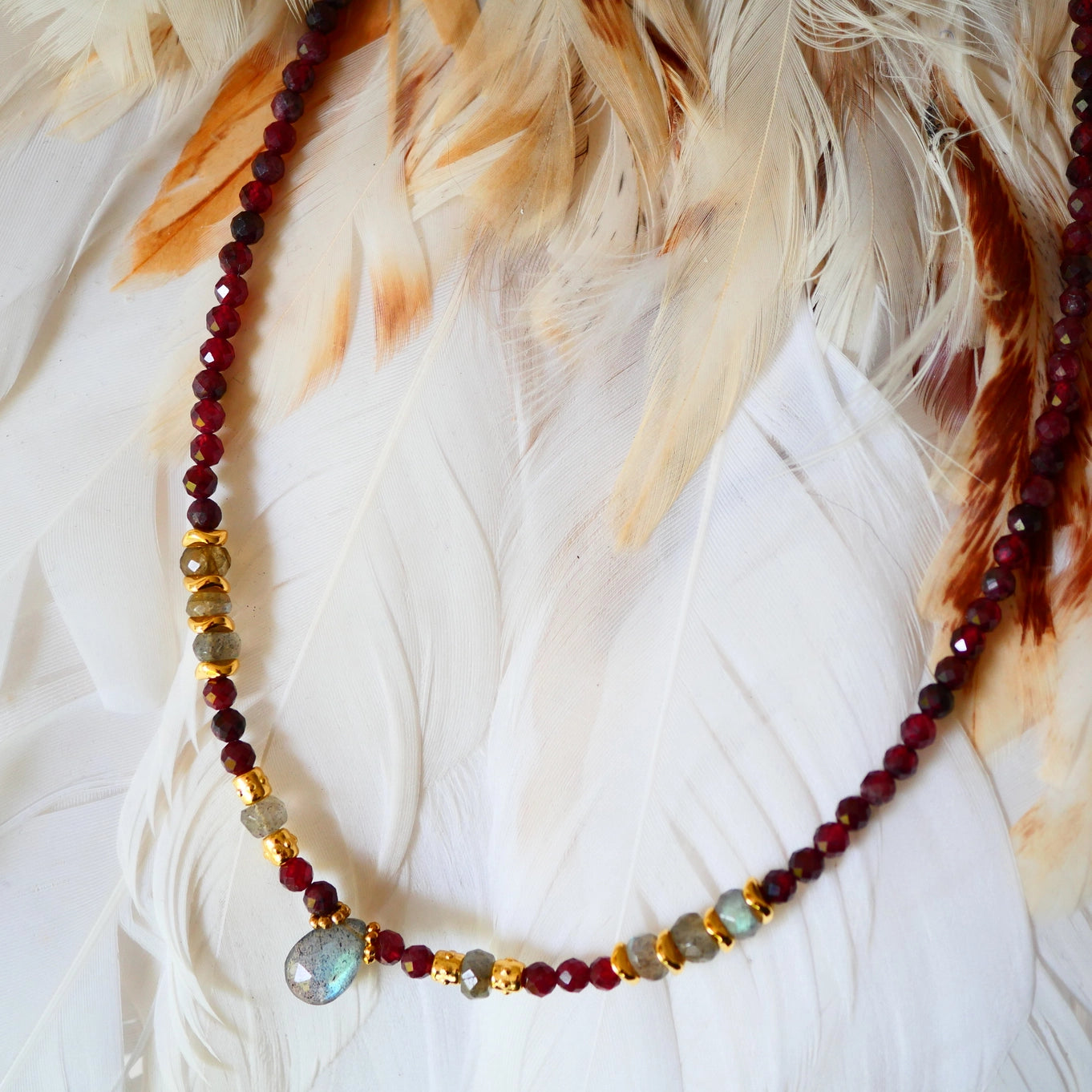 Necklace Indali Garnet