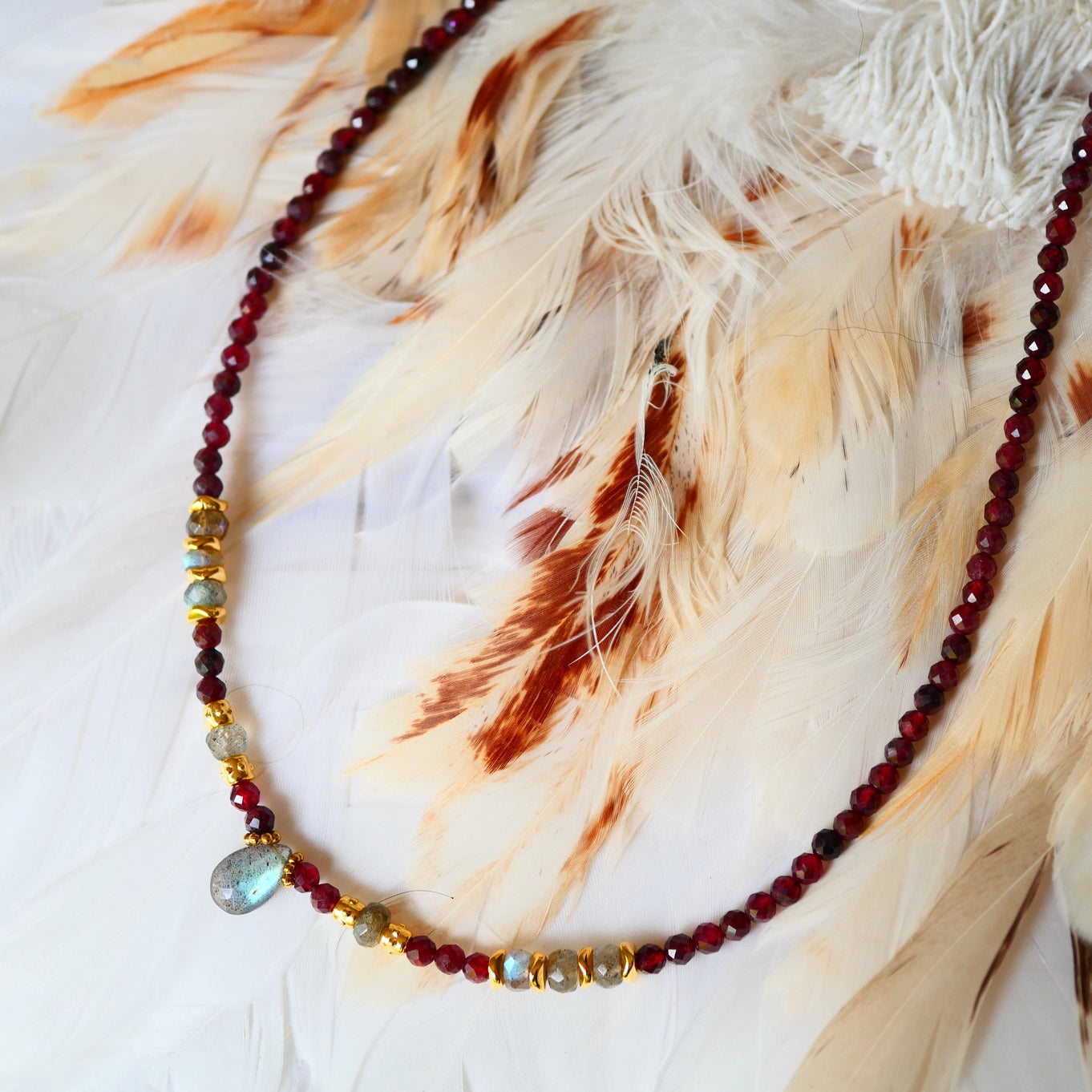 Necklace Indali Garnet