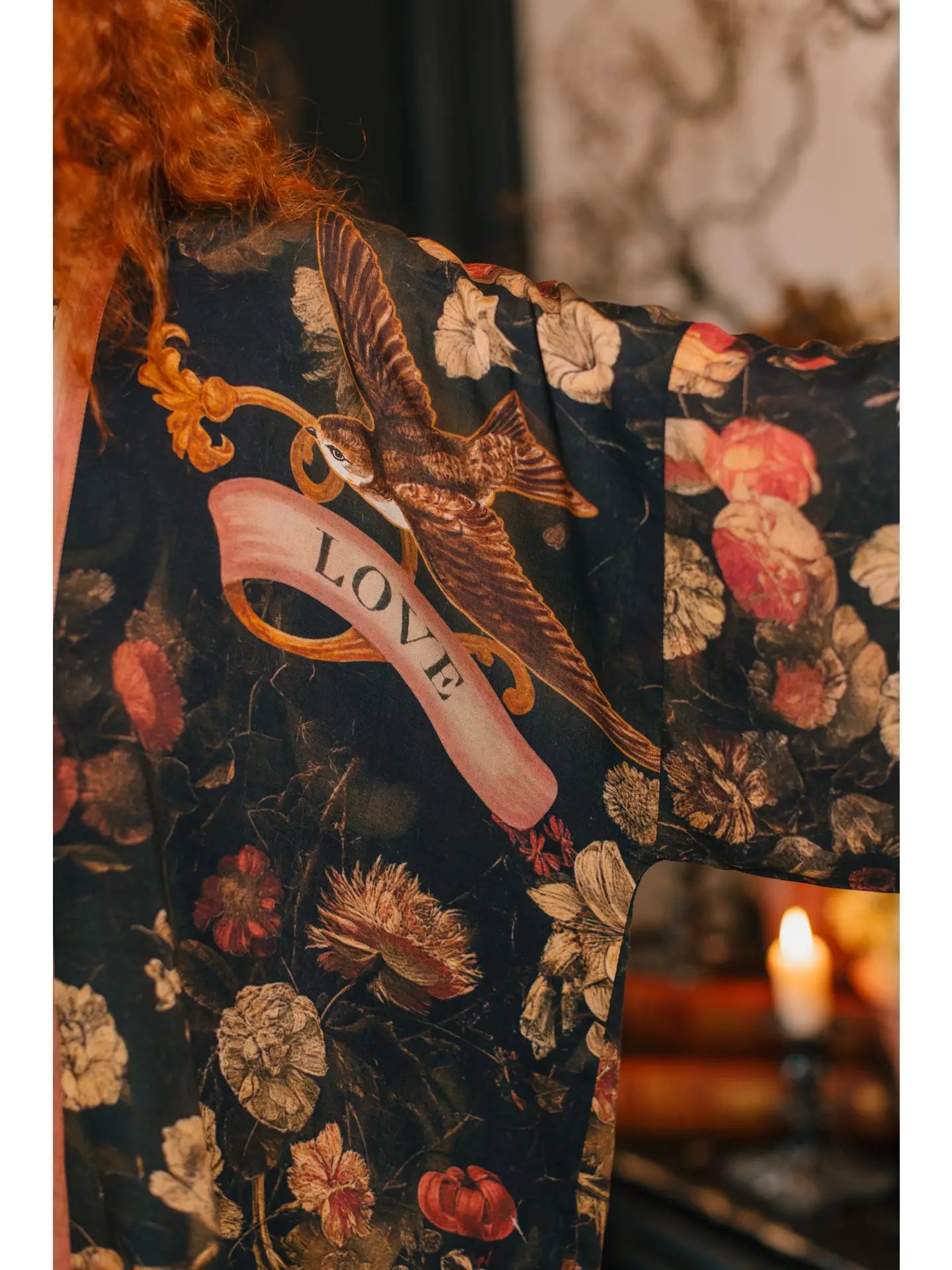 Heart of Gold Cropped Kimono