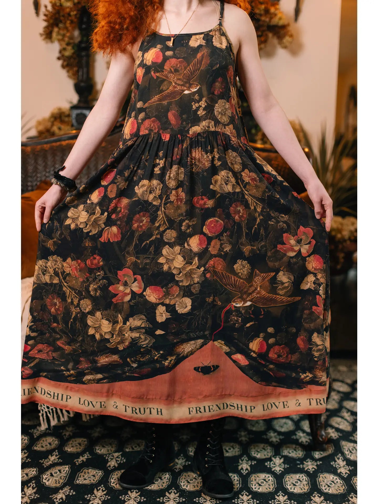 Heart of Gold Slip Dress