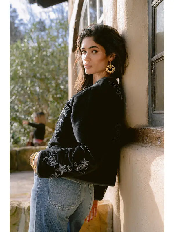 Midnight Velvet Jacket