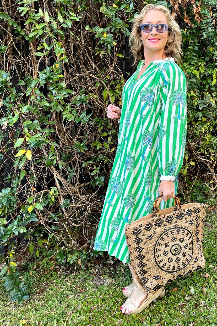 Cabana Dress - Green