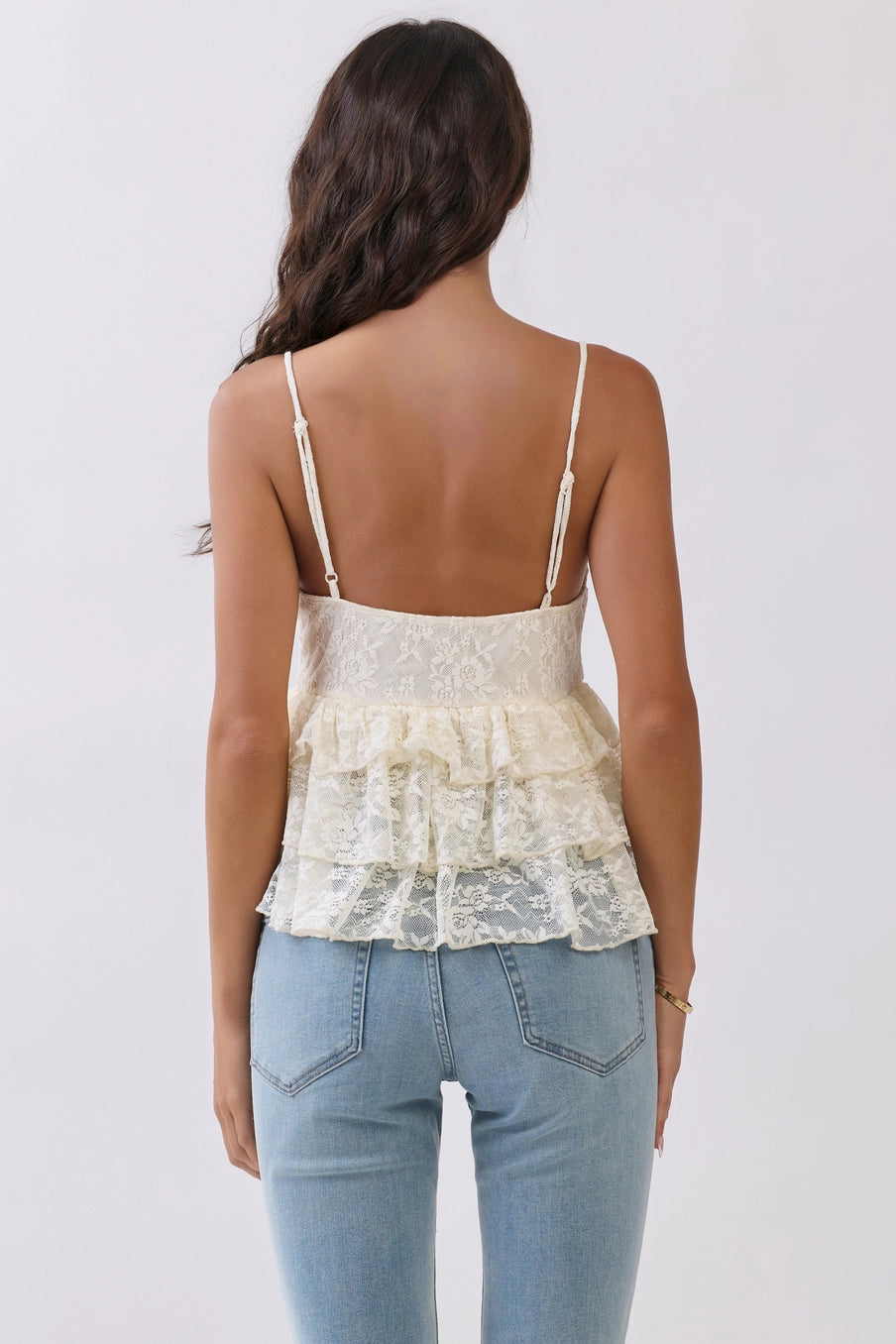Babydoll Cami Top - Vanilla
