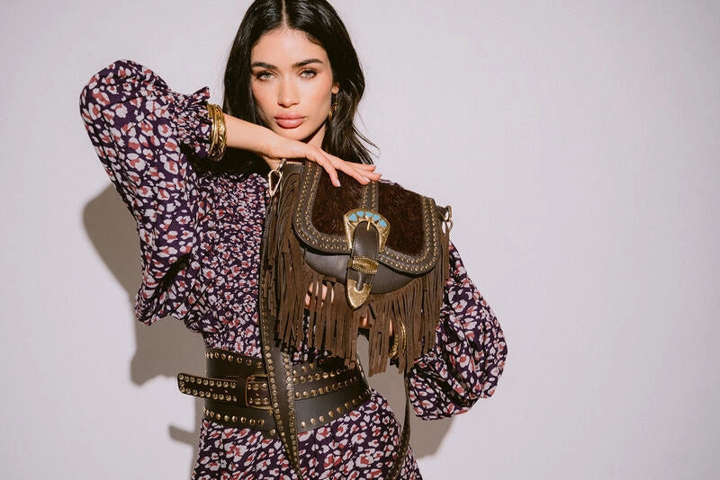 Amal Brown Crossbody Bag