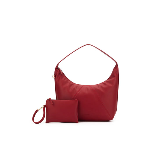 Oakley Scarlet Red 2 Piece Hobo Tote
