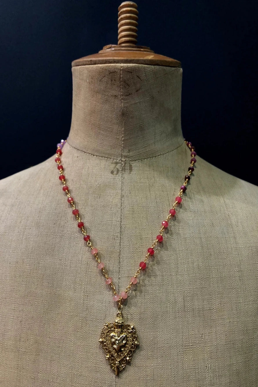 Verona Necklace - Rainbow Stones